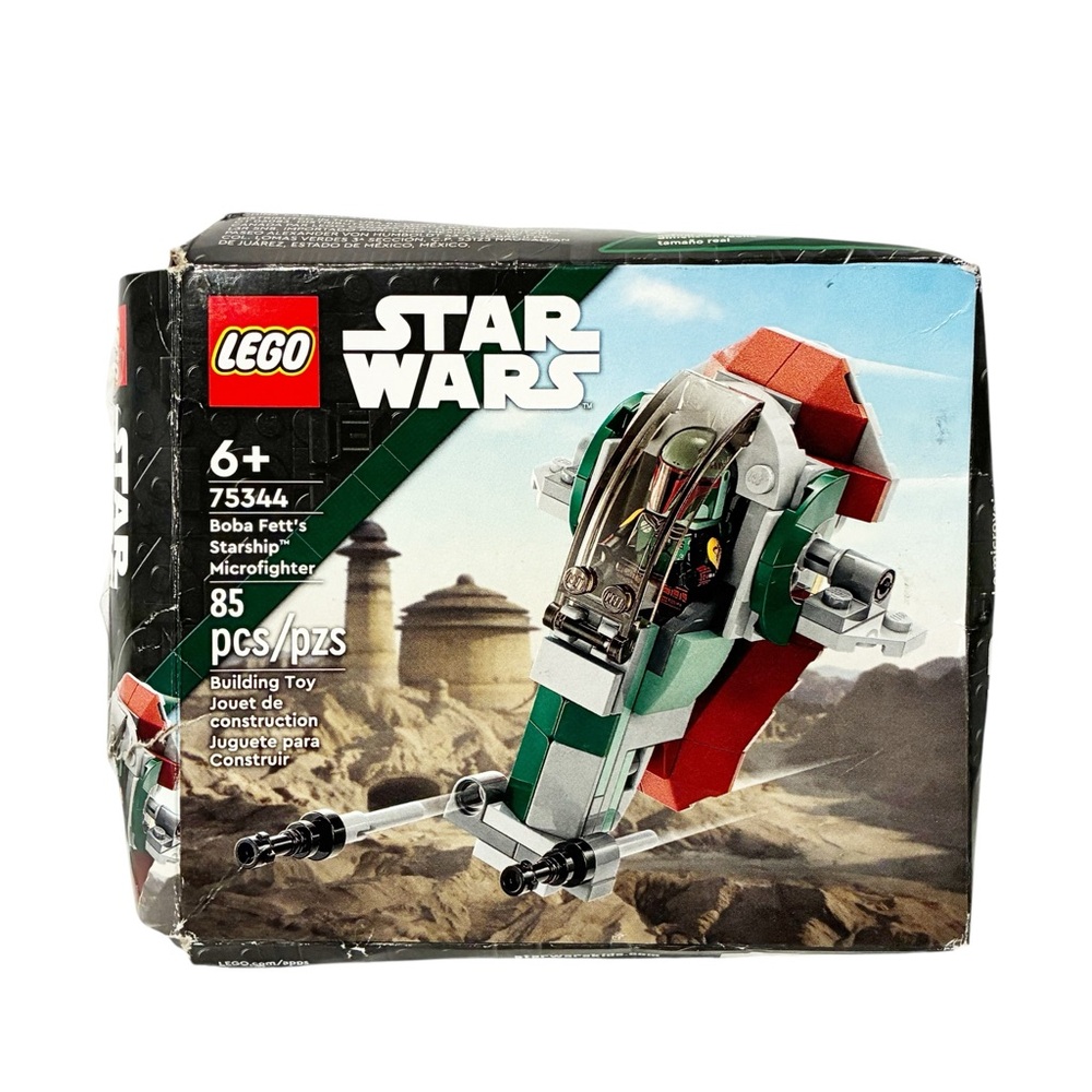 Lego Boba Fett's Starship Microfighter 75344 Star Wars Minifigure Building‎ Set